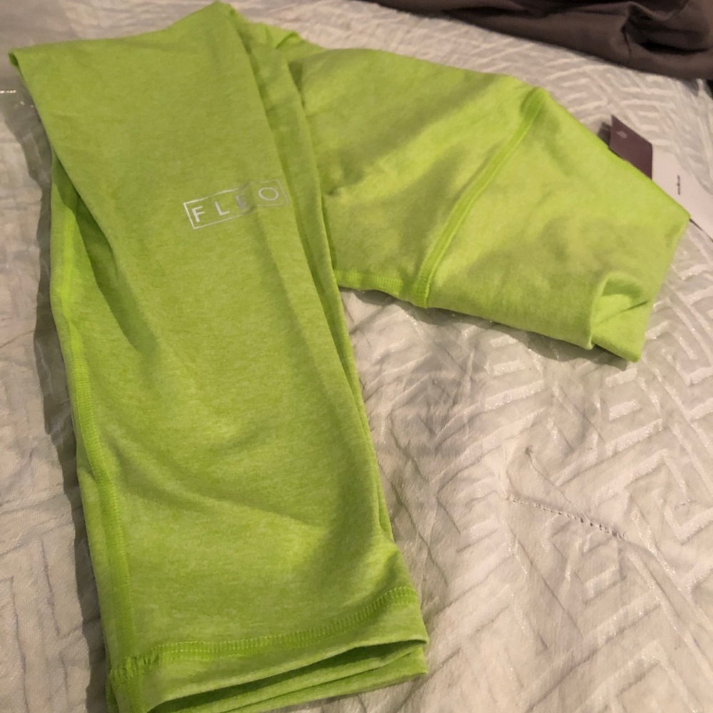 Acid lime large el toro fleo leggings